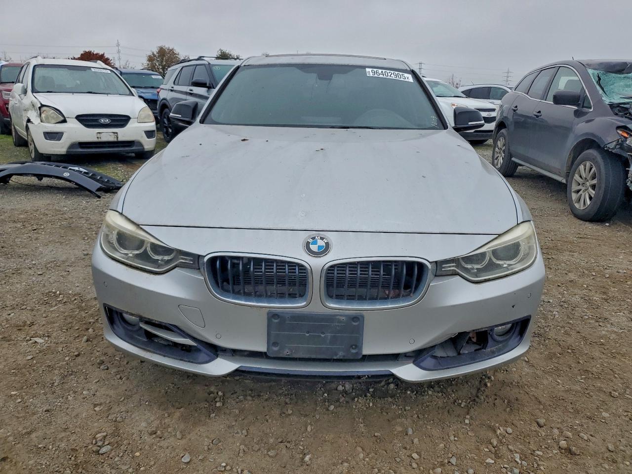 2013 Bmw Activehybrid 3 Silver vin: WBA3F9C51DF145295