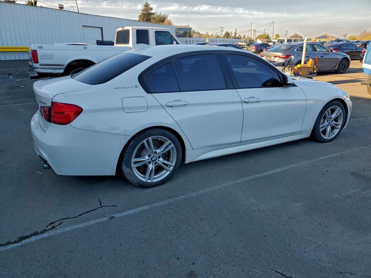 2013 Bmw Activehybrid 3 White vin: WBA3F9C51DF483831