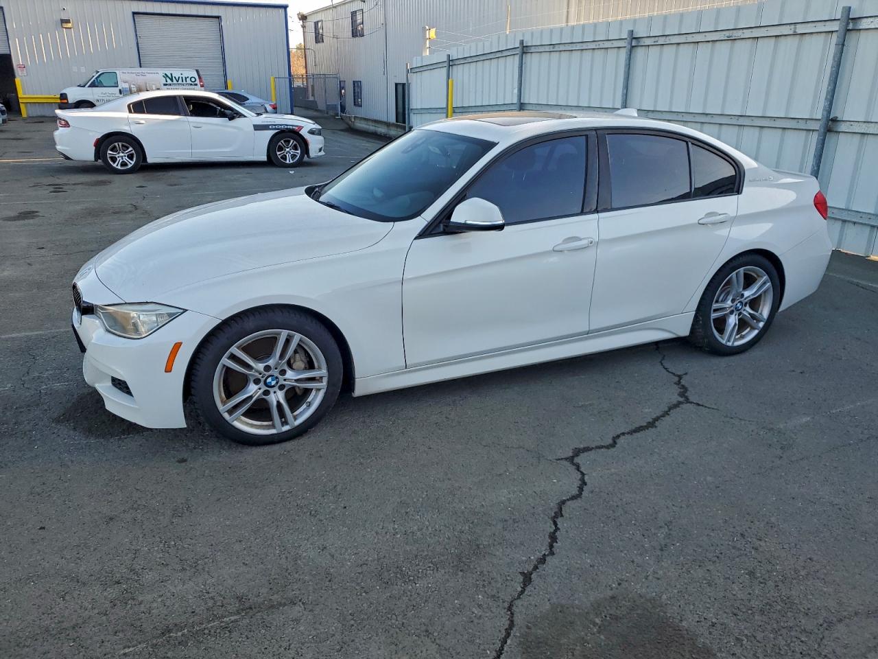 2013 Bmw Activehybrid 3 White vin: WBA3F9C51DF483831