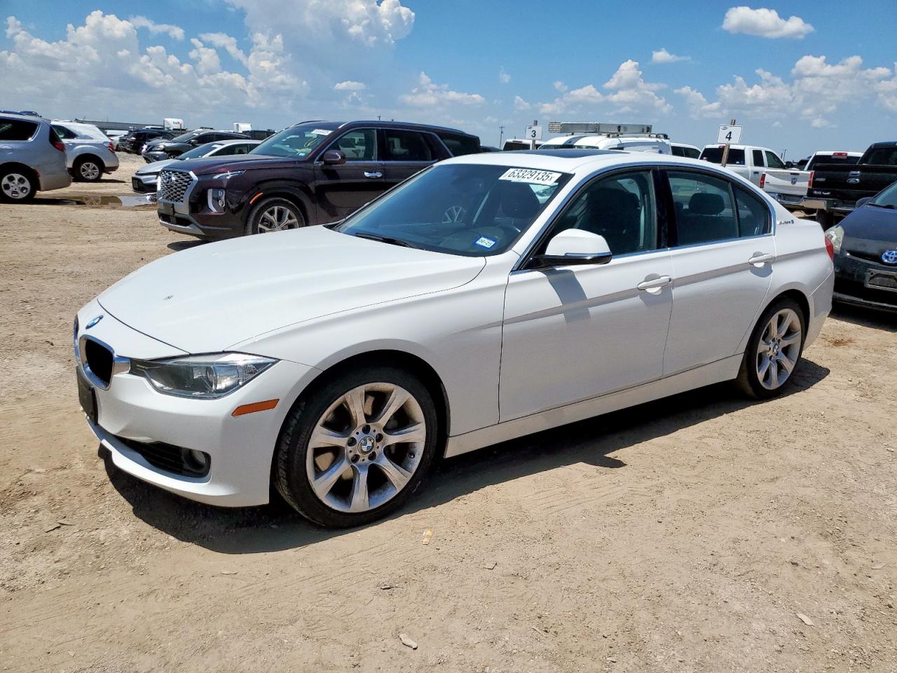 2013 Bmw Activehybrid 3 White vin: WBA3F9C52DF483725