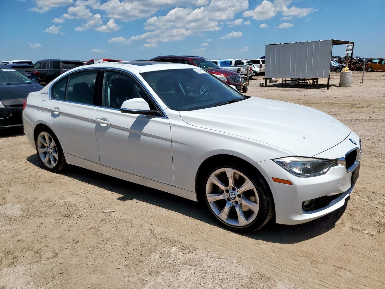 2013 Bmw Activehybrid 3 White vin: WBA3F9C52DF483725