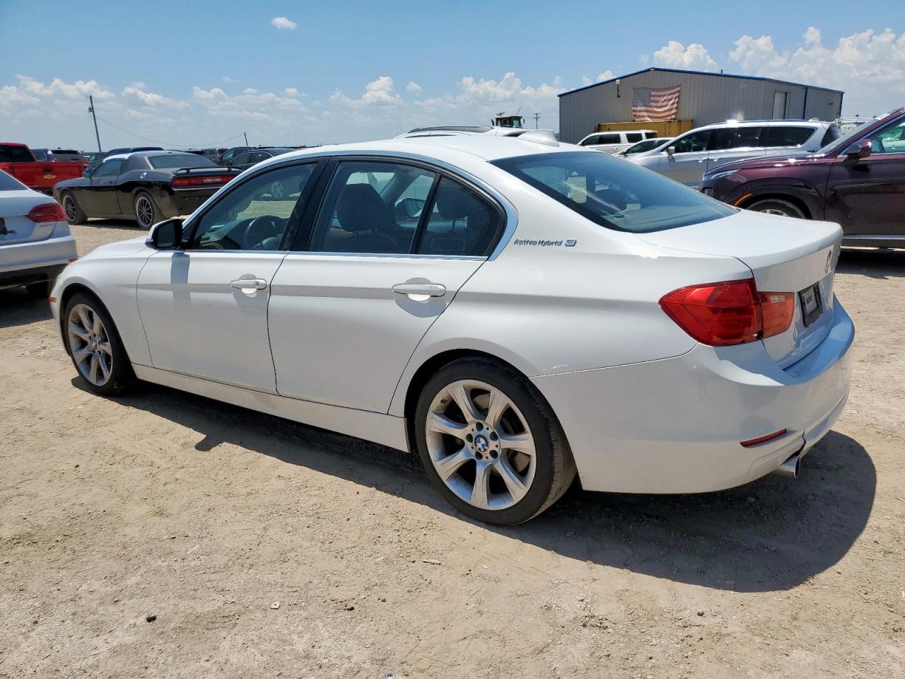 2013 Bmw Activehybrid 3 White vin: WBA3F9C52DF483725