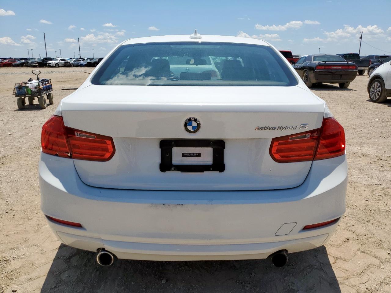 2013 Bmw Activehybrid 3 White vin: WBA3F9C52DF483725