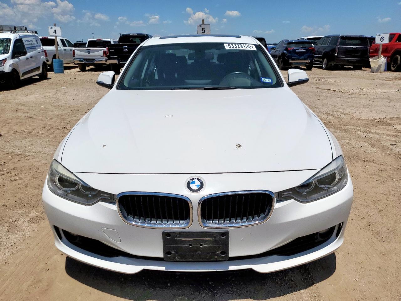 2013 Bmw Activehybrid 3 White vin: WBA3F9C52DF483725