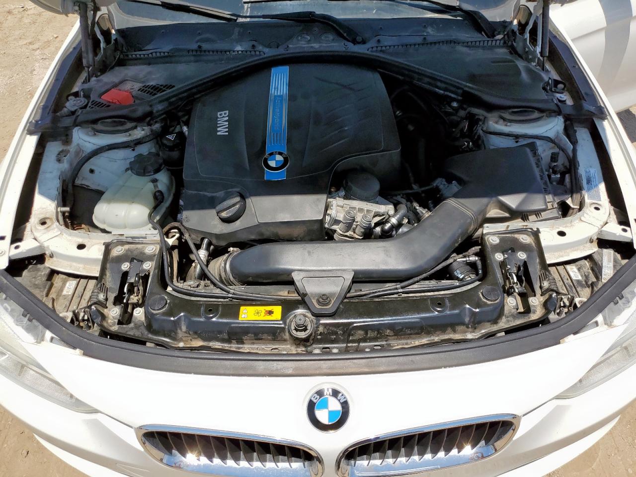 2013 Bmw Activehybrid 3 White vin: WBA3F9C52DF483725