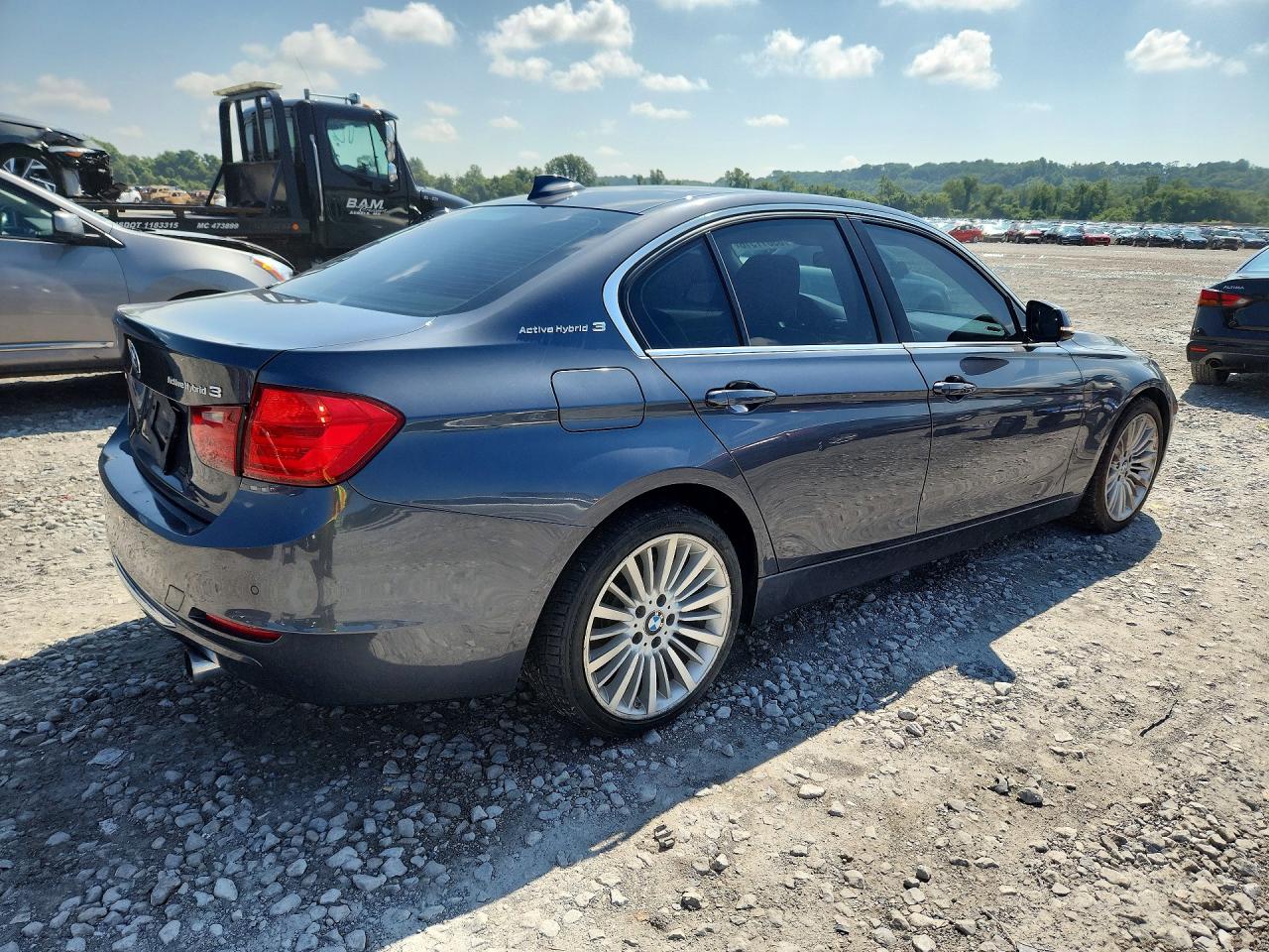2013 Bmw Activehybrid 3 Gray vin: WBA3F9C53DF145217