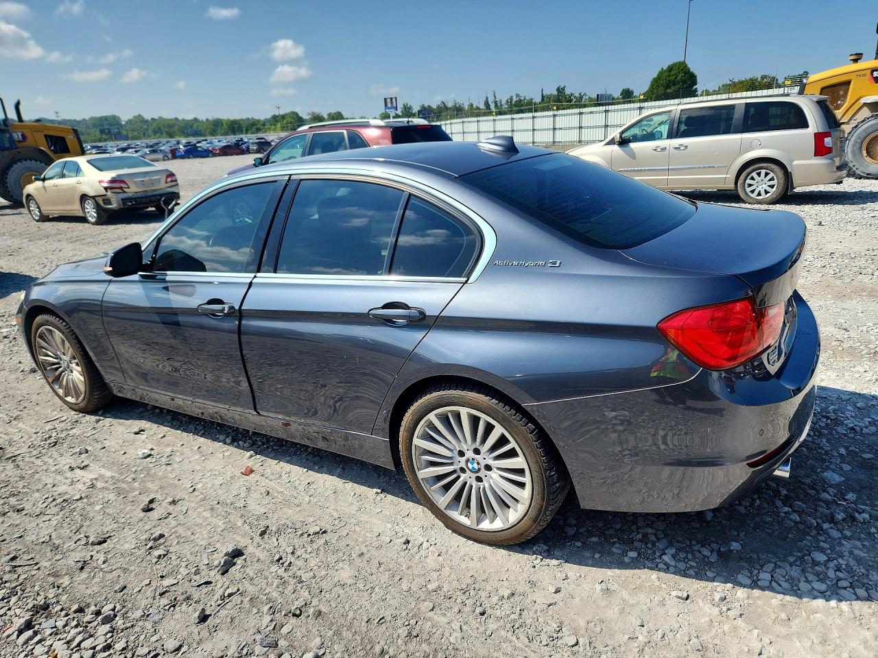 2013 Bmw Activehybrid 3 Gray vin: WBA3F9C53DF145217