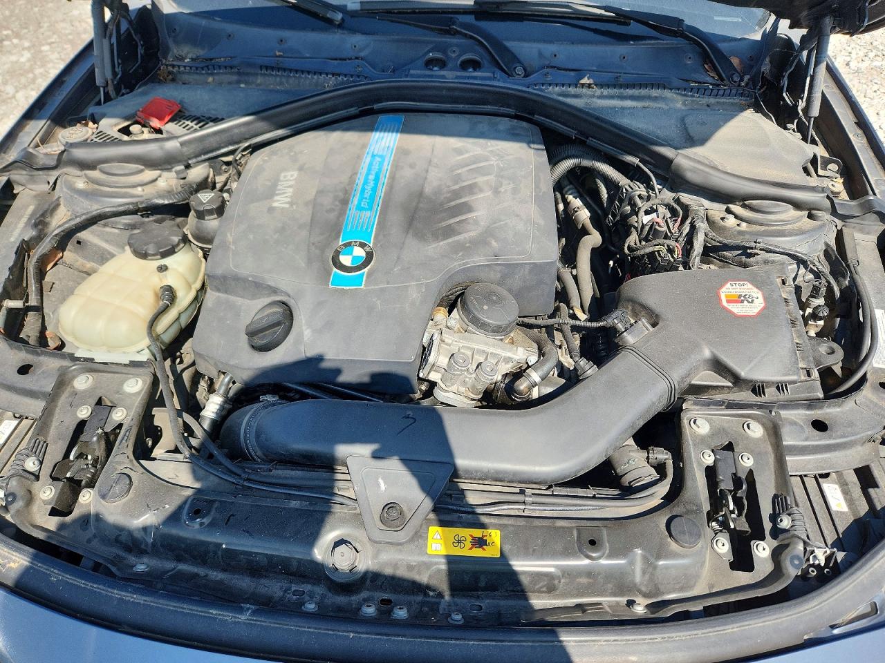 2013 Bmw Activehybrid 3 Gray vin: WBA3F9C53DF145217