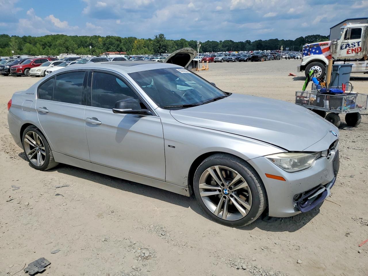 2013 Bmw Activehybrid 3 Silver vin: WBA3F9C53DF145279
