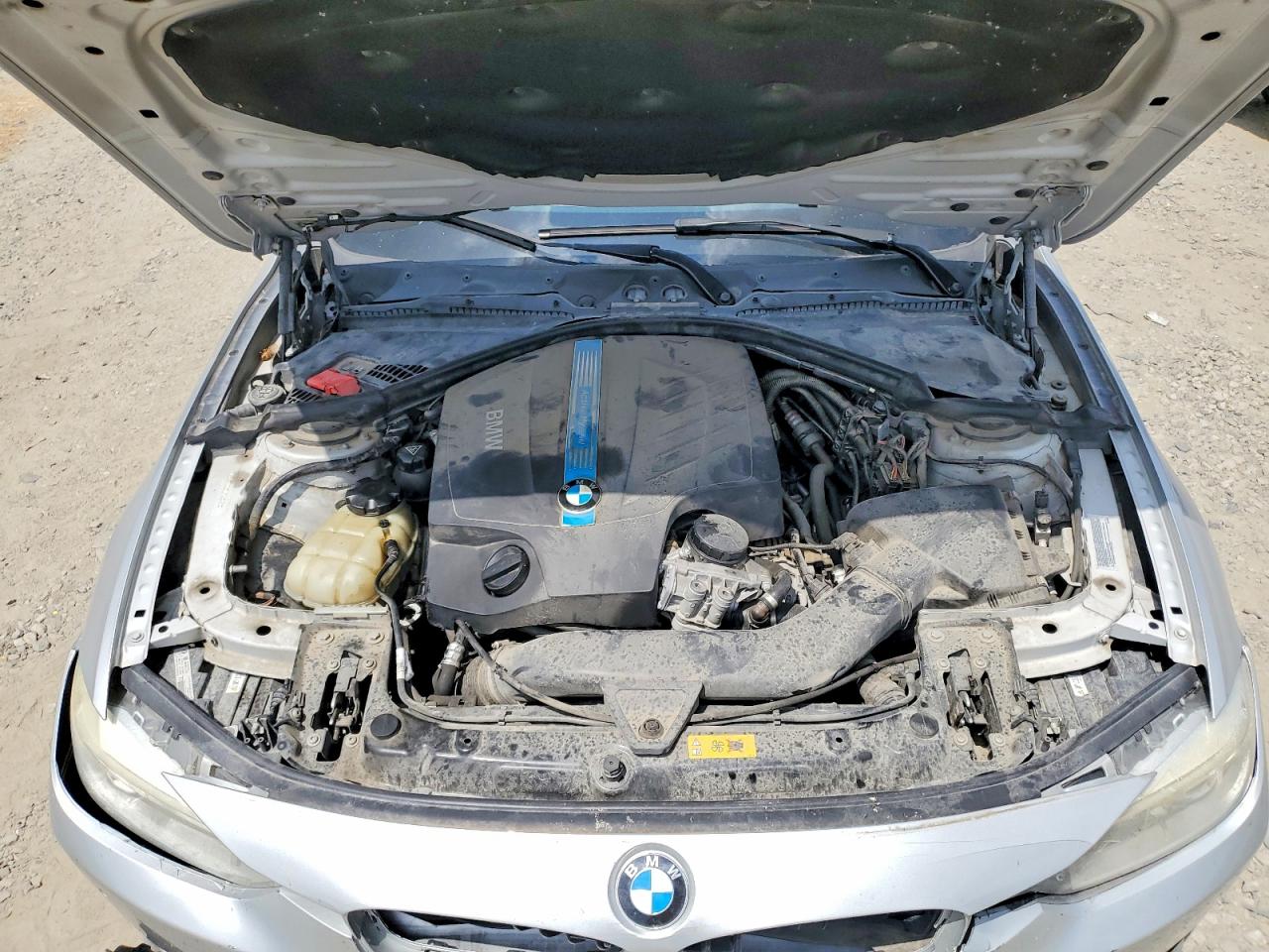 2013 Bmw Activehybrid 3 Silver vin: WBA3F9C53DF145279