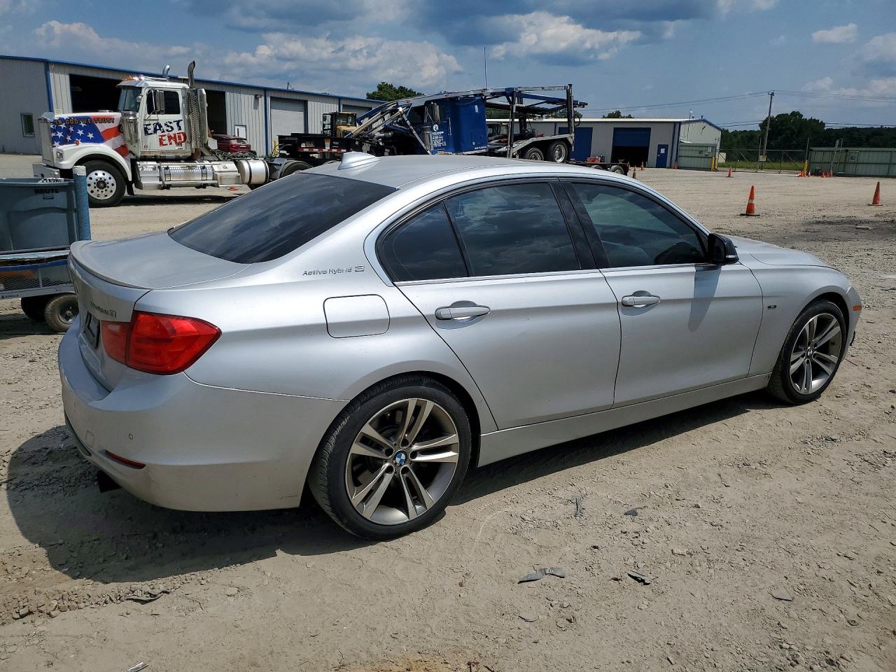 2013 Bmw Activehybrid 3 Silver vin: WBA3F9C53DF145279