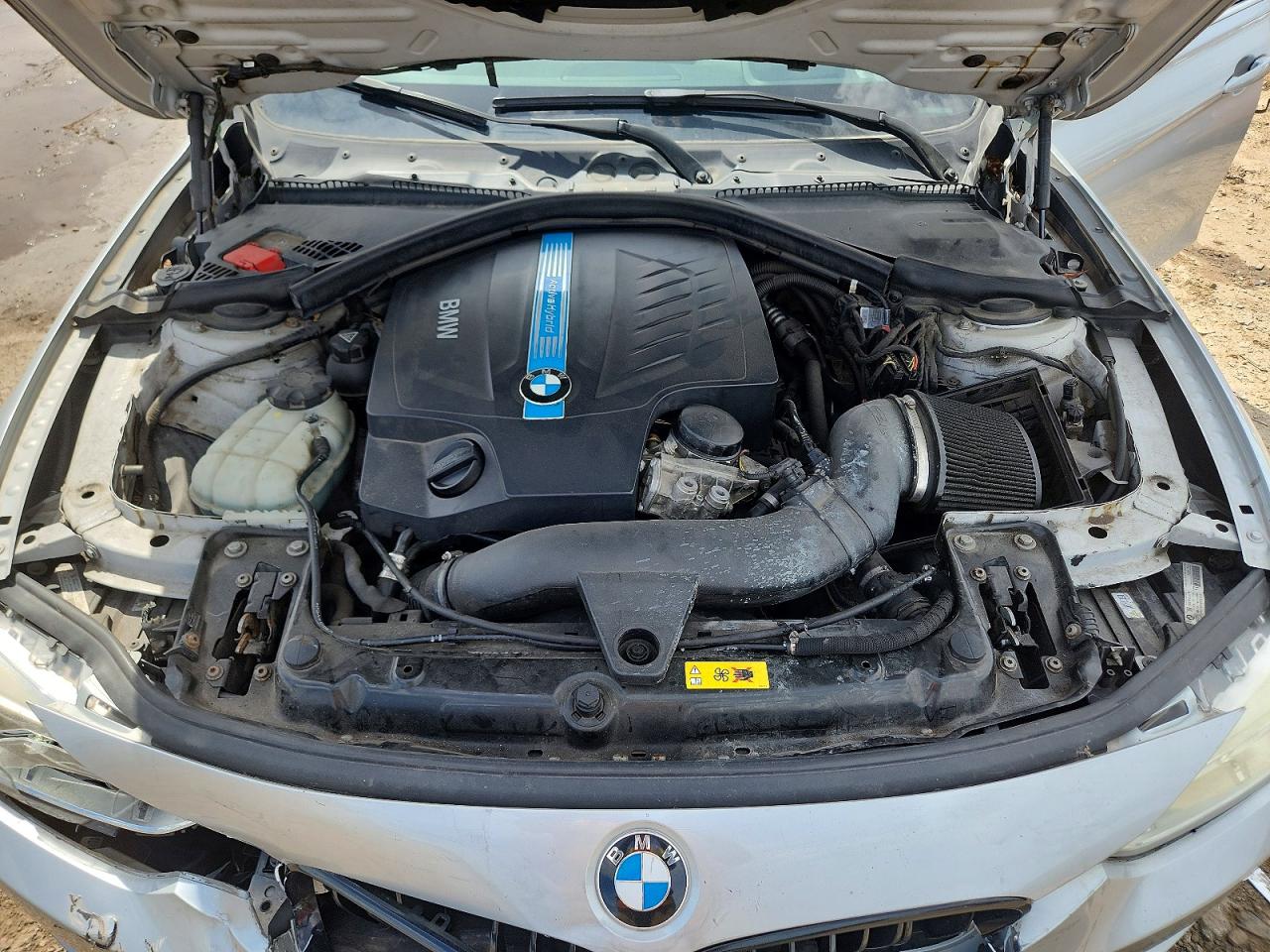 2013 Bmw Activehybrid 3 Silver vin: WBA3F9C53DF145301