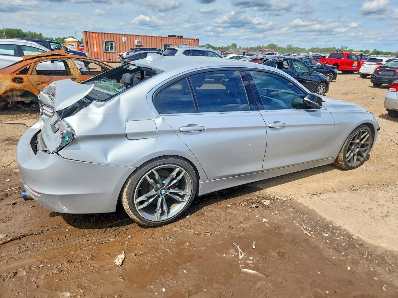 2013 Bmw Activehybrid 3 Silver vin: WBA3F9C53DF145301