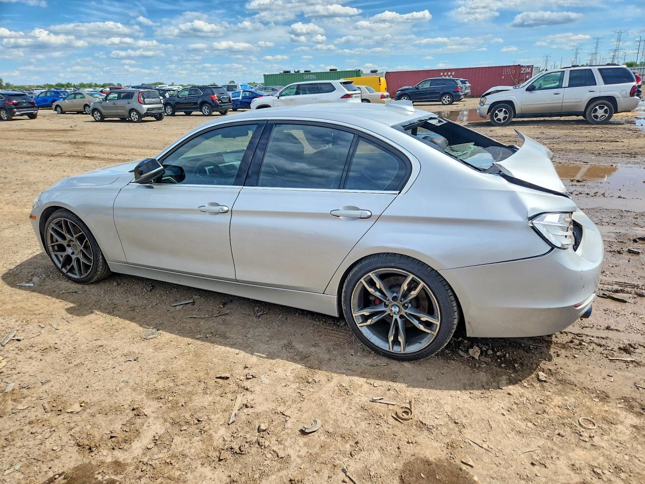 2013 Bmw Activehybrid 3 Silver vin: WBA3F9C53DF145301