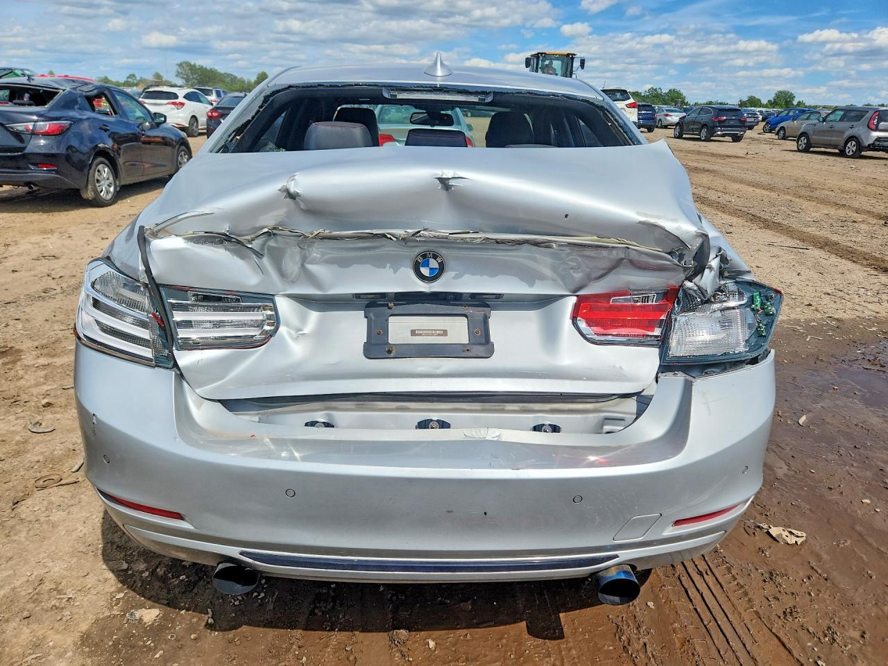 2013 Bmw Activehybrid 3 Silver vin: WBA3F9C53DF145301