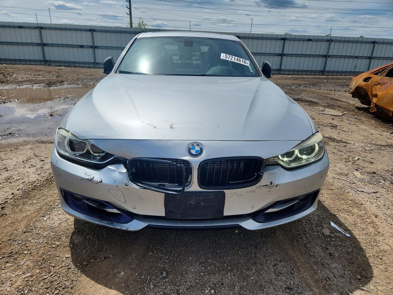 2013 Bmw Activehybrid 3 Silver vin: WBA3F9C53DF145301