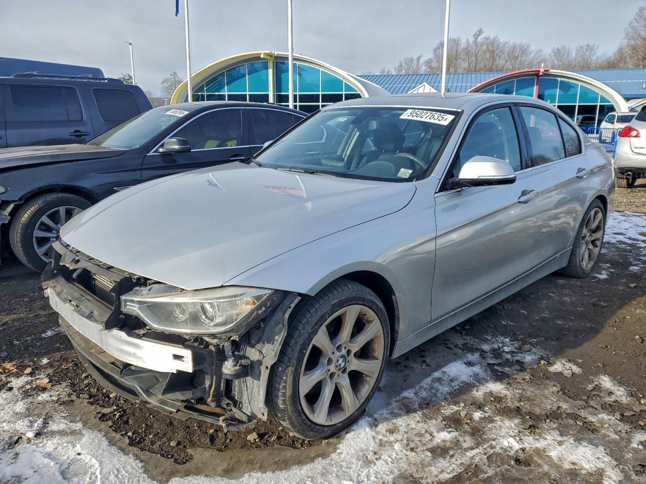 2014 Bmw Activehybrid 3 Silver vin: WBA3F9C53EKP46524