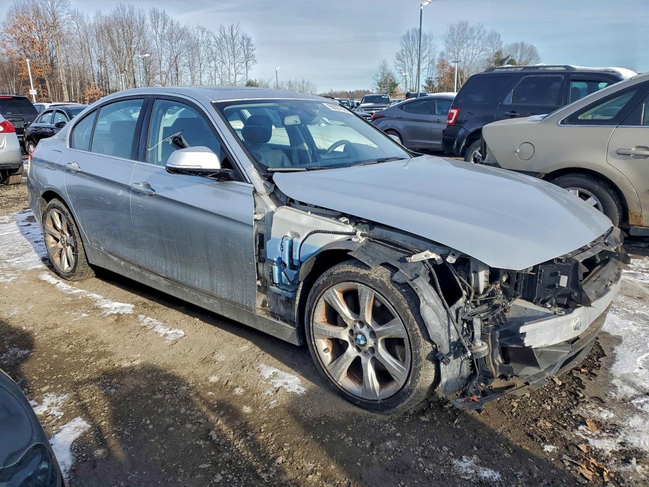 2014 Bmw Activehybrid 3 Silver vin: WBA3F9C53EKP46524