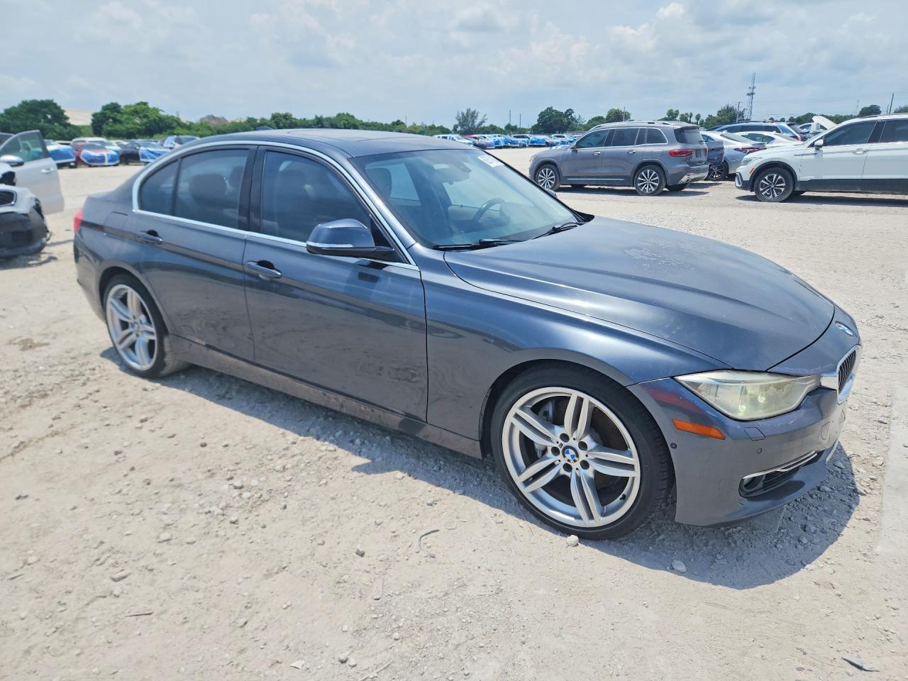 2013 Bmw Activehybrid 3 Gray vin: WBA3F9C54DF145260