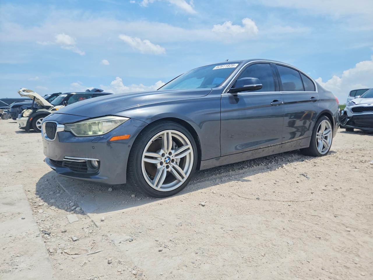 2013 Bmw Activehybrid 3 Gray vin: WBA3F9C54DF145260
