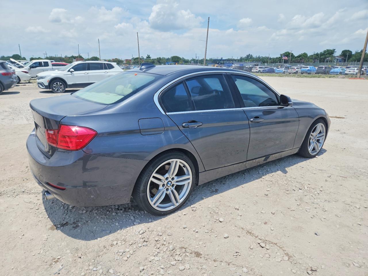 2013 Bmw Activehybrid 3 Gray vin: WBA3F9C54DF145260