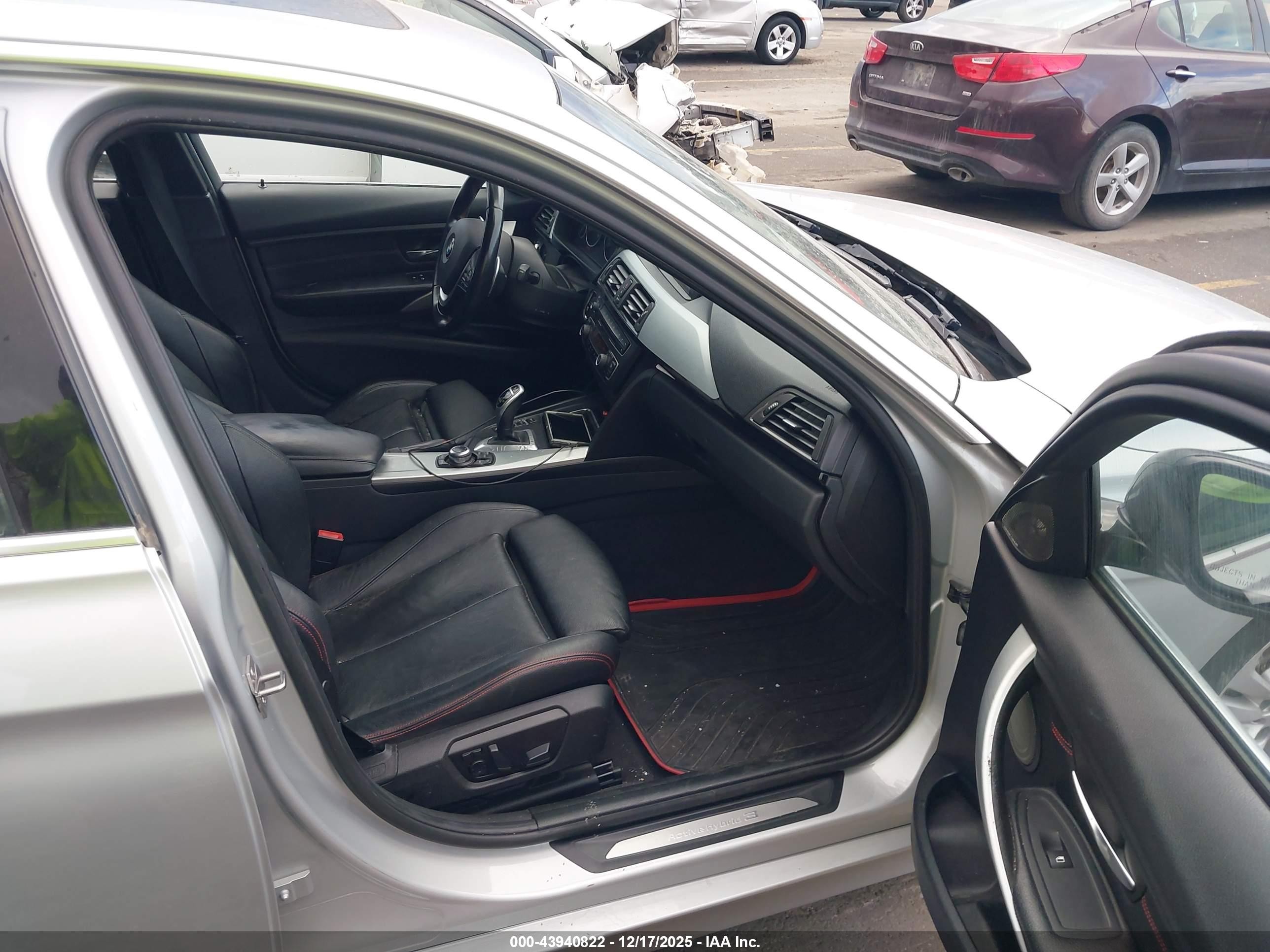 2013 Bmw Activehybrid 3   Silver vin: WBA3F9C54DF145310
