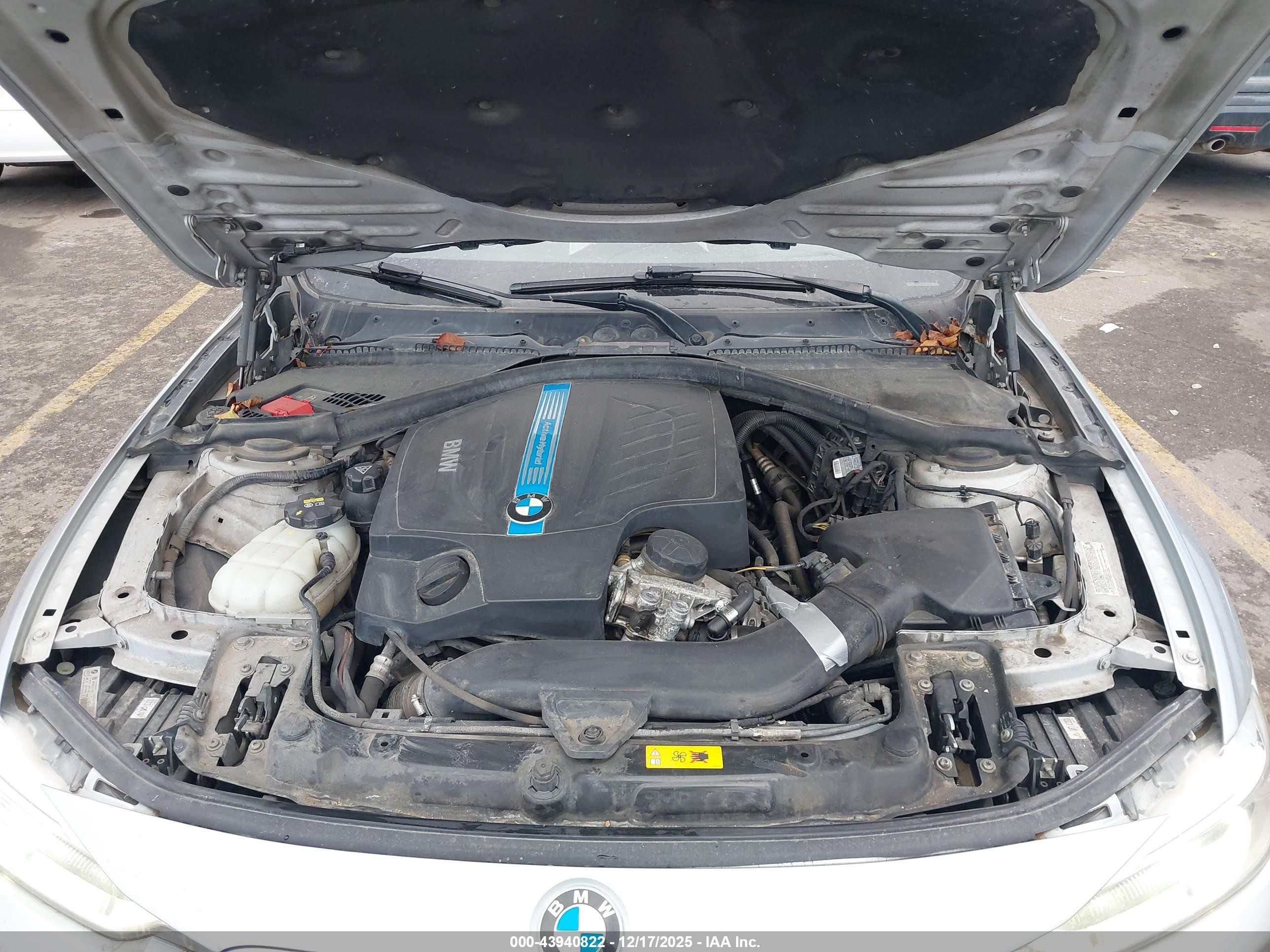 2013 Bmw Activehybrid 3   Silver vin: WBA3F9C54DF145310