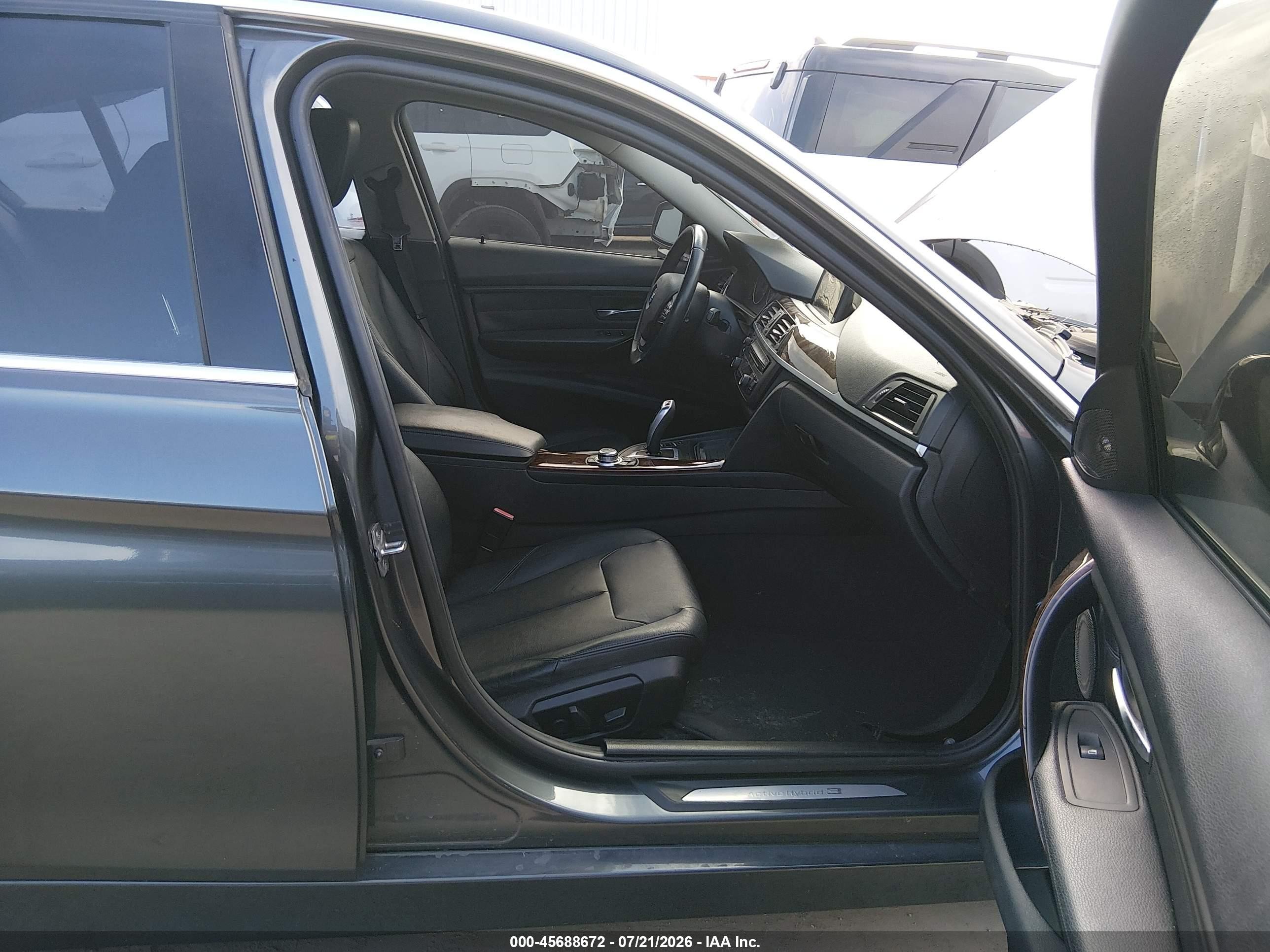 2013 Bmw Activehybrid 3   Gray vin: WBA3F9C54DF483886