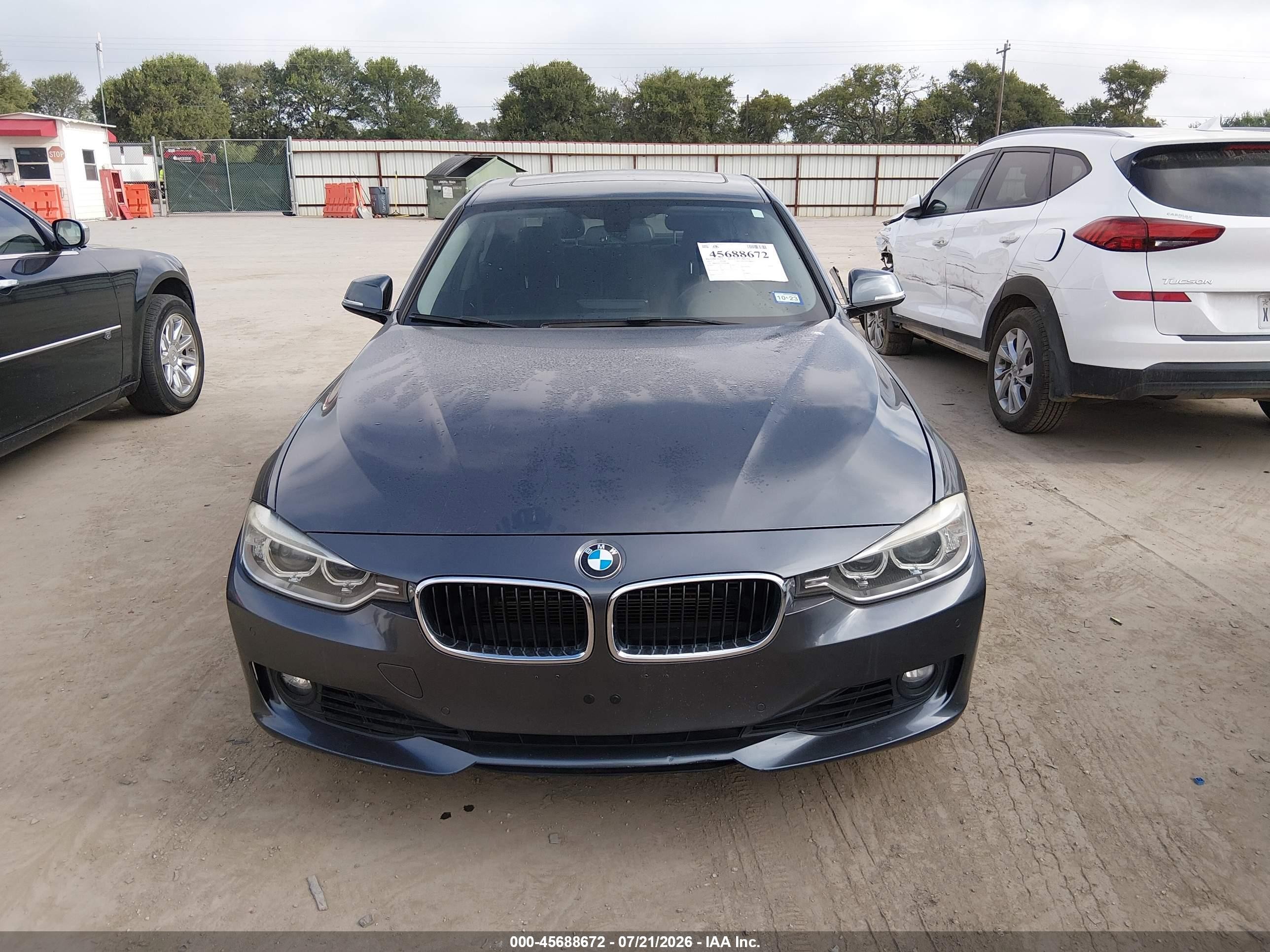 2013 Bmw Activehybrid 3   Gray vin: WBA3F9C54DF483886