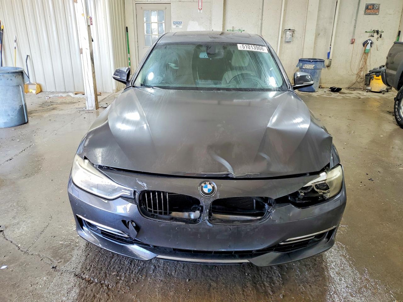 2013 Bmw Activehybrid 3 Gray vin: WBA3F9C55DF145090