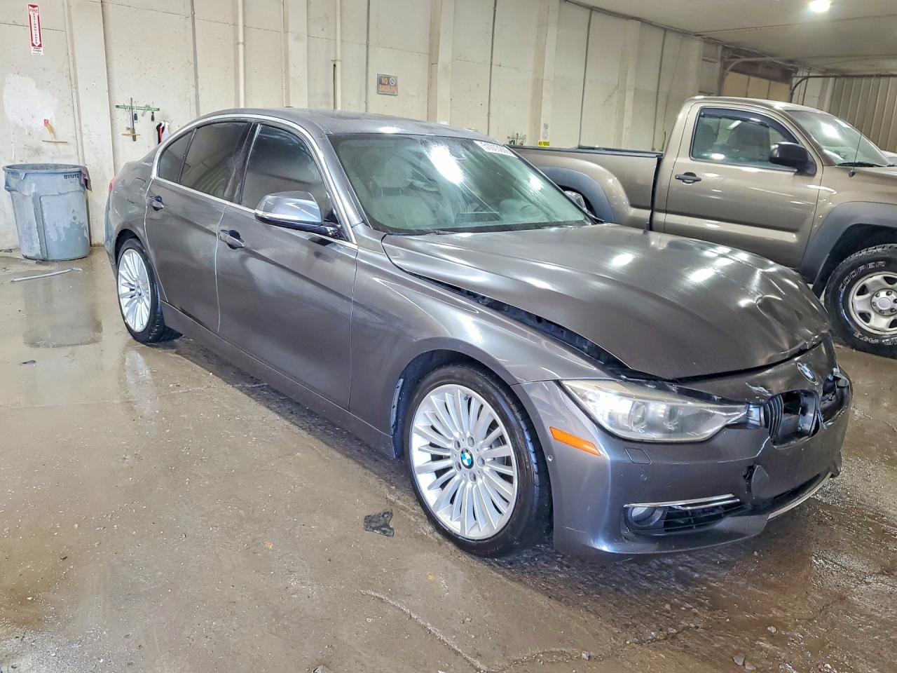 2013 Bmw Activehybrid 3 Gray vin: WBA3F9C55DF145090