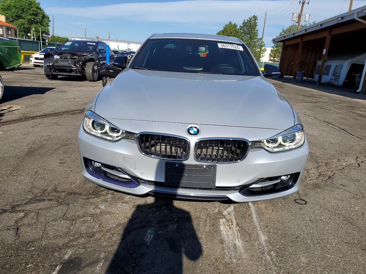 2013 Bmw Activehybrid 3 Silver vin: WBA3F9C55DF145283