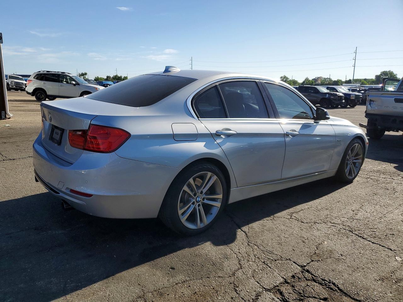 2013 Bmw Activehybrid 3 Silver vin: WBA3F9C55DF145283