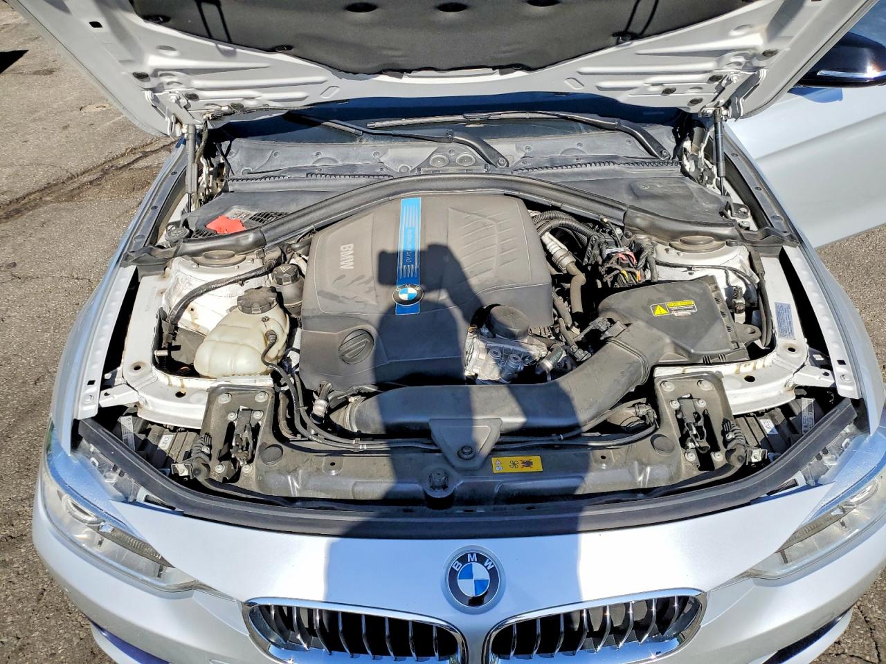 2013 Bmw Activehybrid 3 Silver vin: WBA3F9C55DF145283