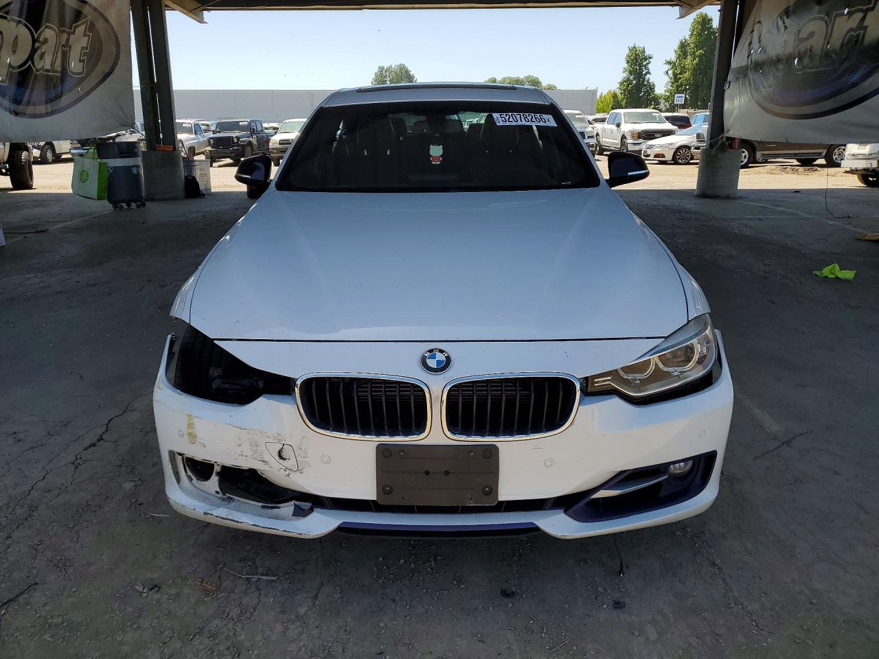 2013 Bmw Activehybrid 3 White vin: WBA3F9C55DF145476