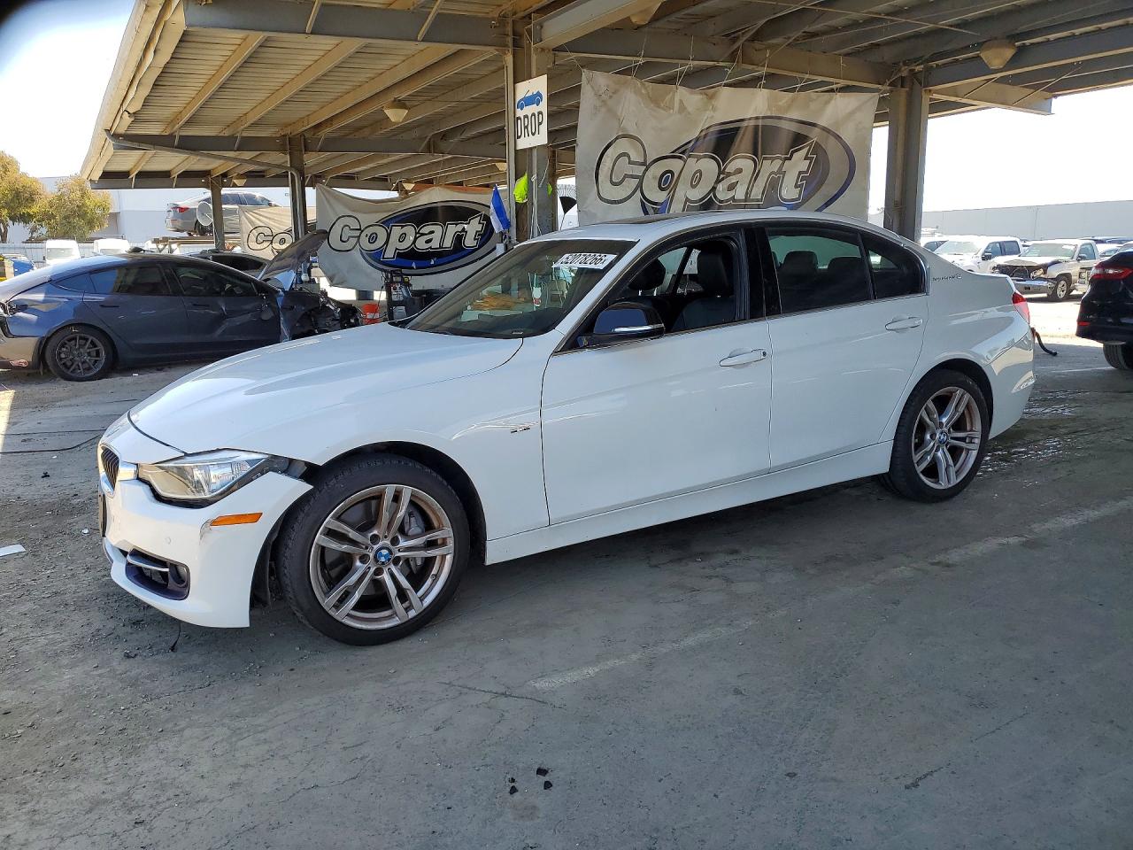 2013 Bmw Activehybrid 3 White vin: WBA3F9C55DF145476