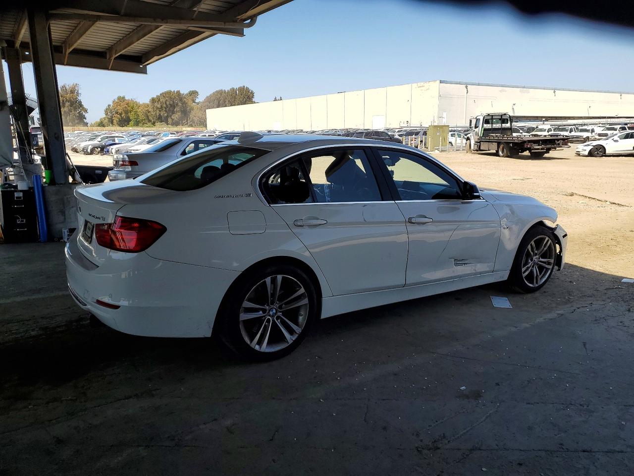 2013 Bmw Activehybrid 3 White vin: WBA3F9C55DF145476