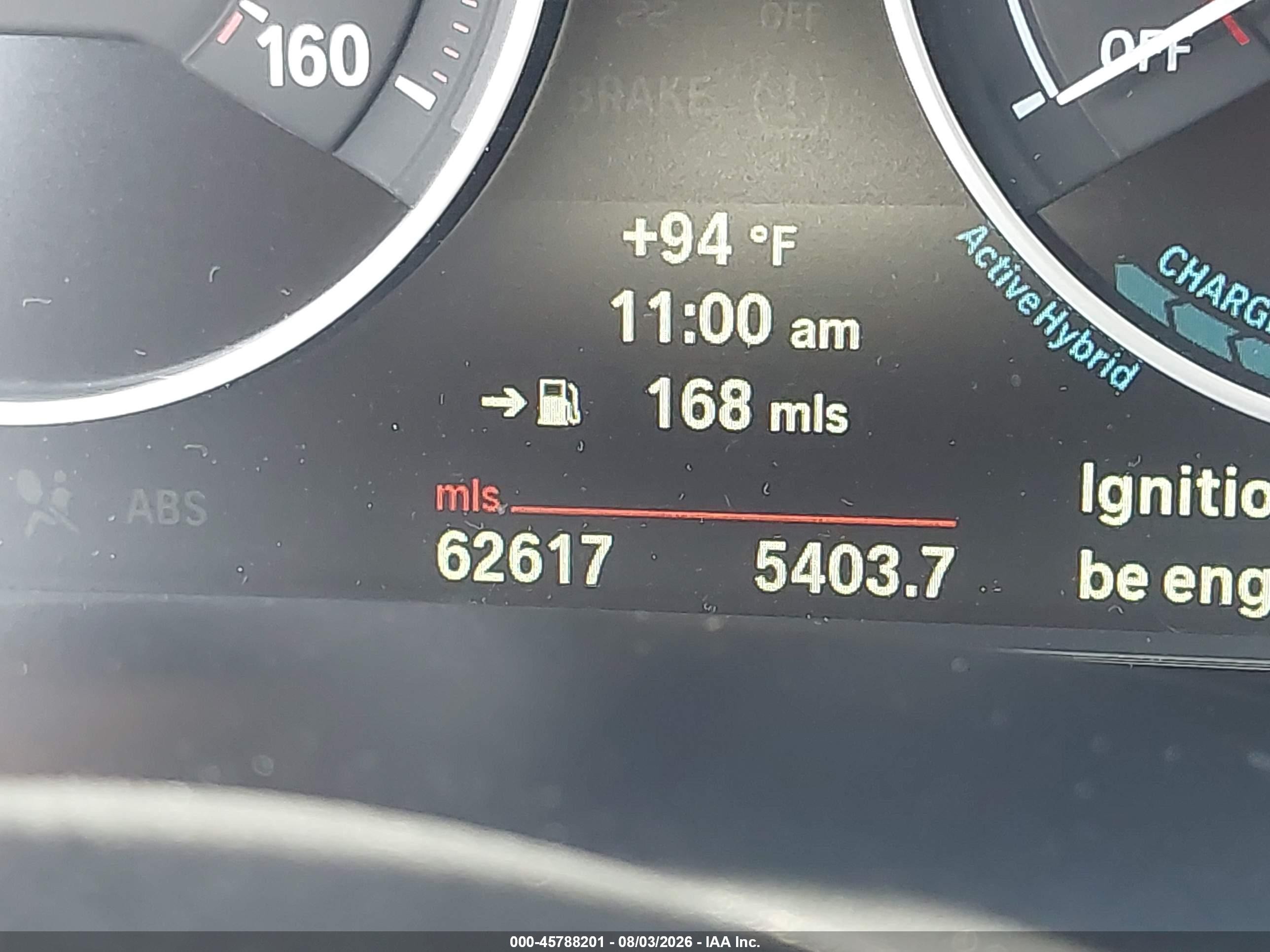 2013 Bmw Activehybrid 3   Gray vin: WBA3F9C55DF483900