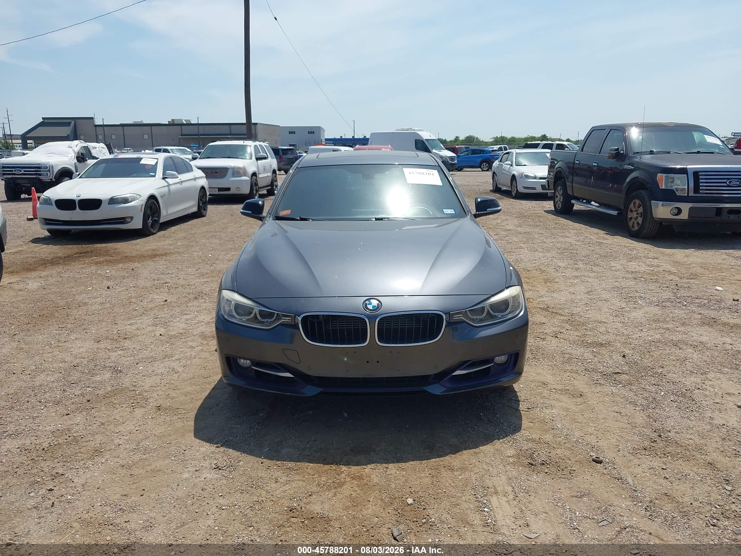 2013 Bmw Activehybrid 3   Gray vin: WBA3F9C55DF483900
