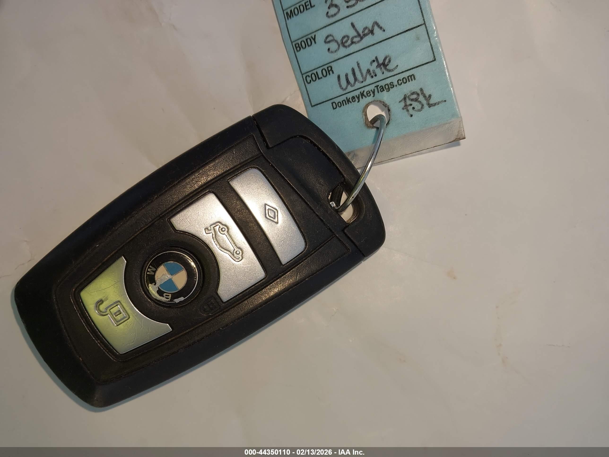 2014 Bmw Activehybrid 3   White vin: WBA3F9C56EF484555
