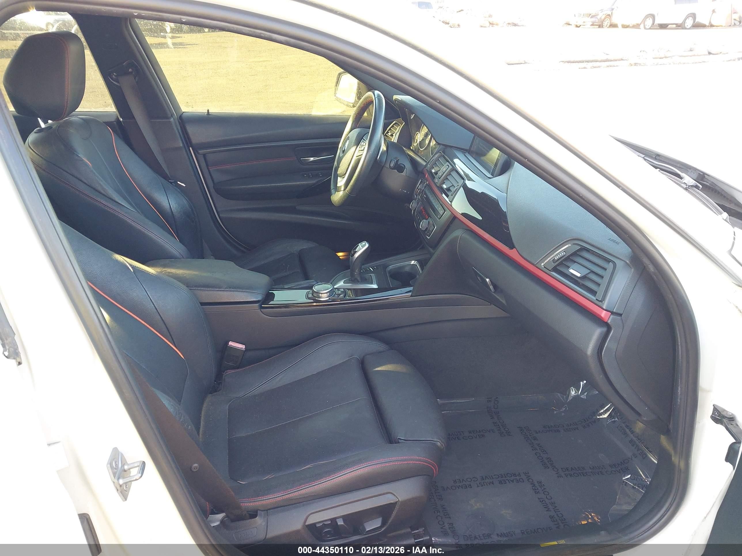 2014 Bmw Activehybrid 3   White vin: WBA3F9C56EF484555