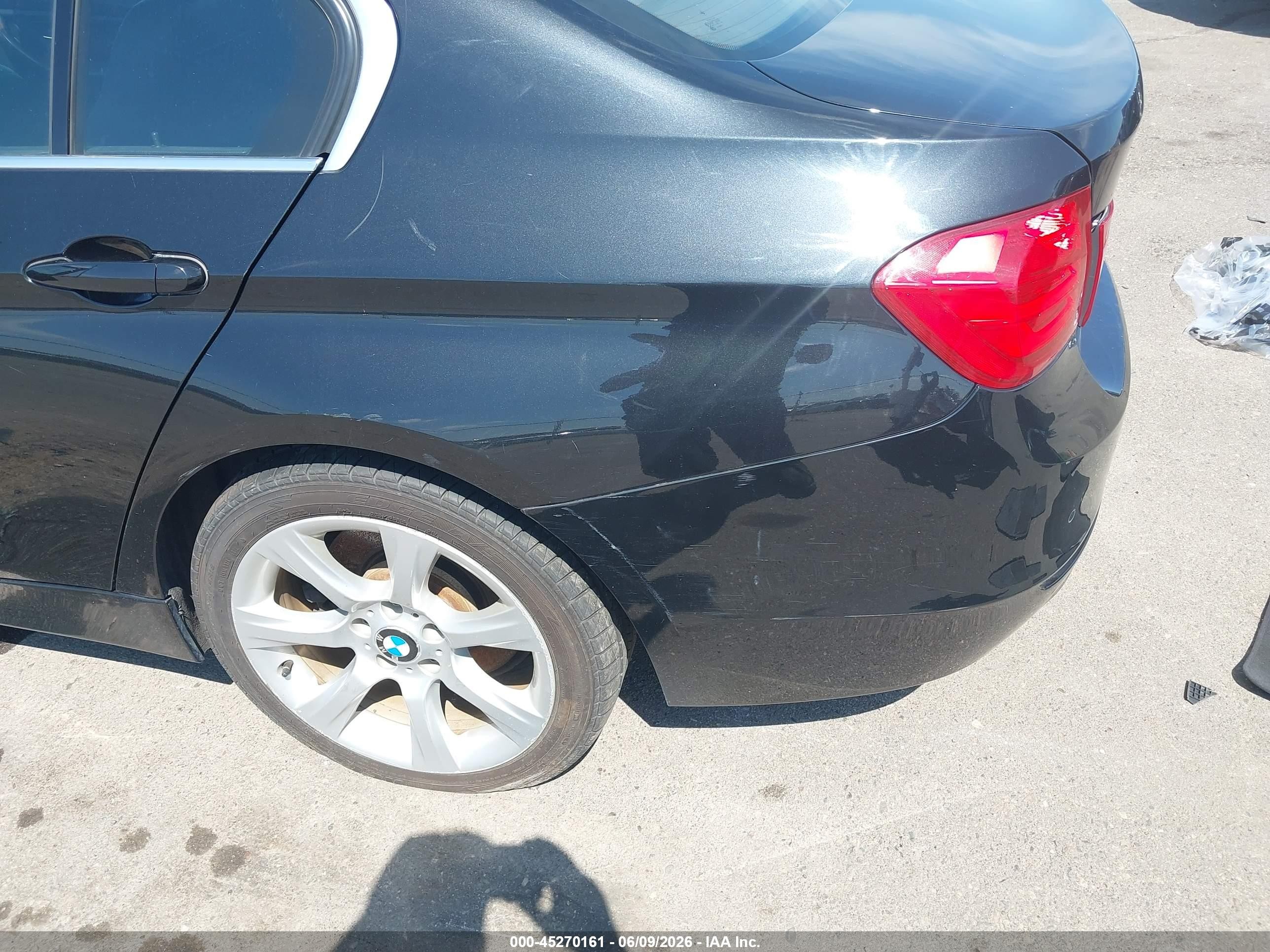 2013 Bmw Activehybrid 3   Черный vin: WBA3F9C57DF145494