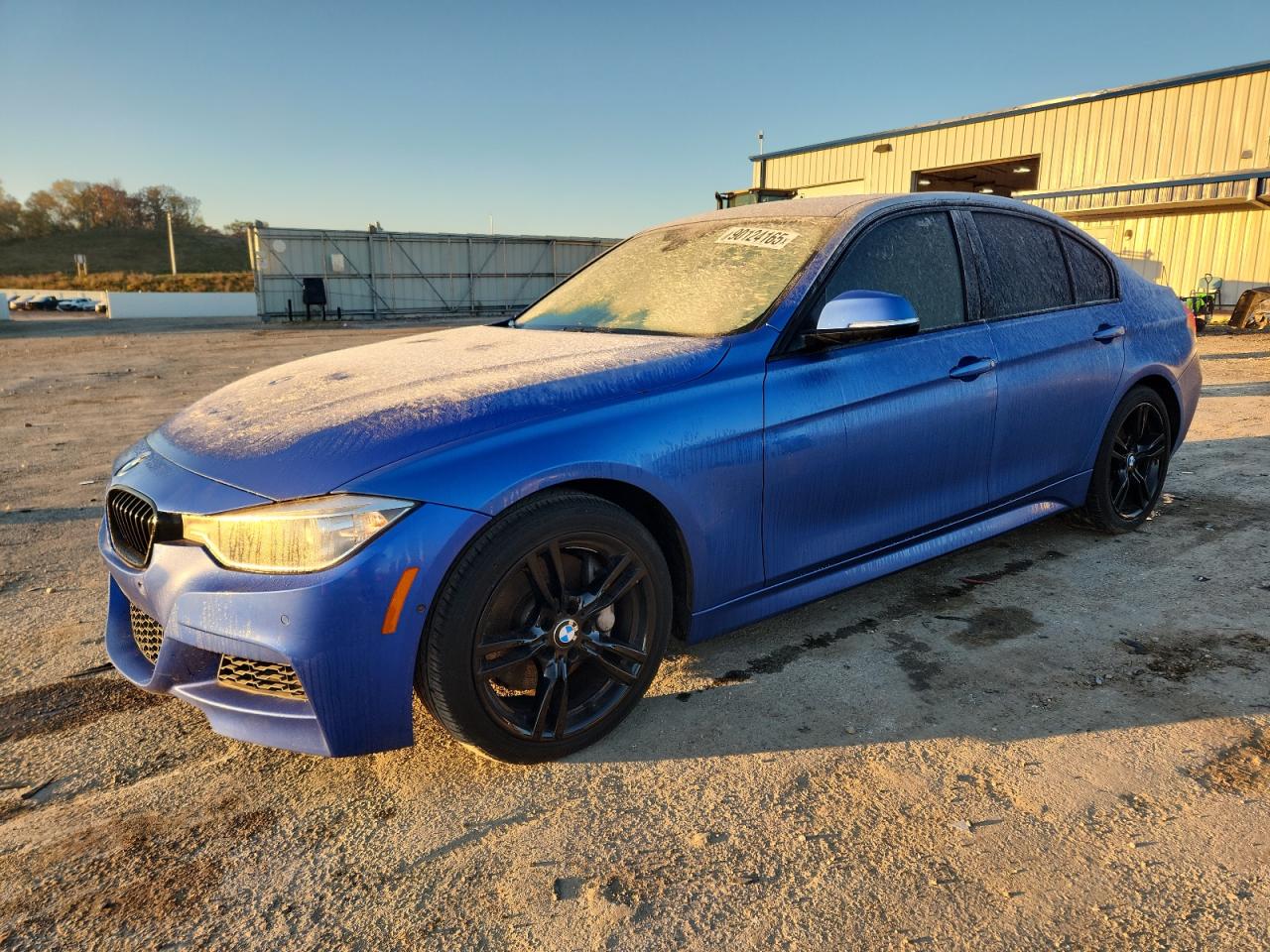 2013 Bmw Activehybrid 3 Blue vin: WBA3F9C57DF483672