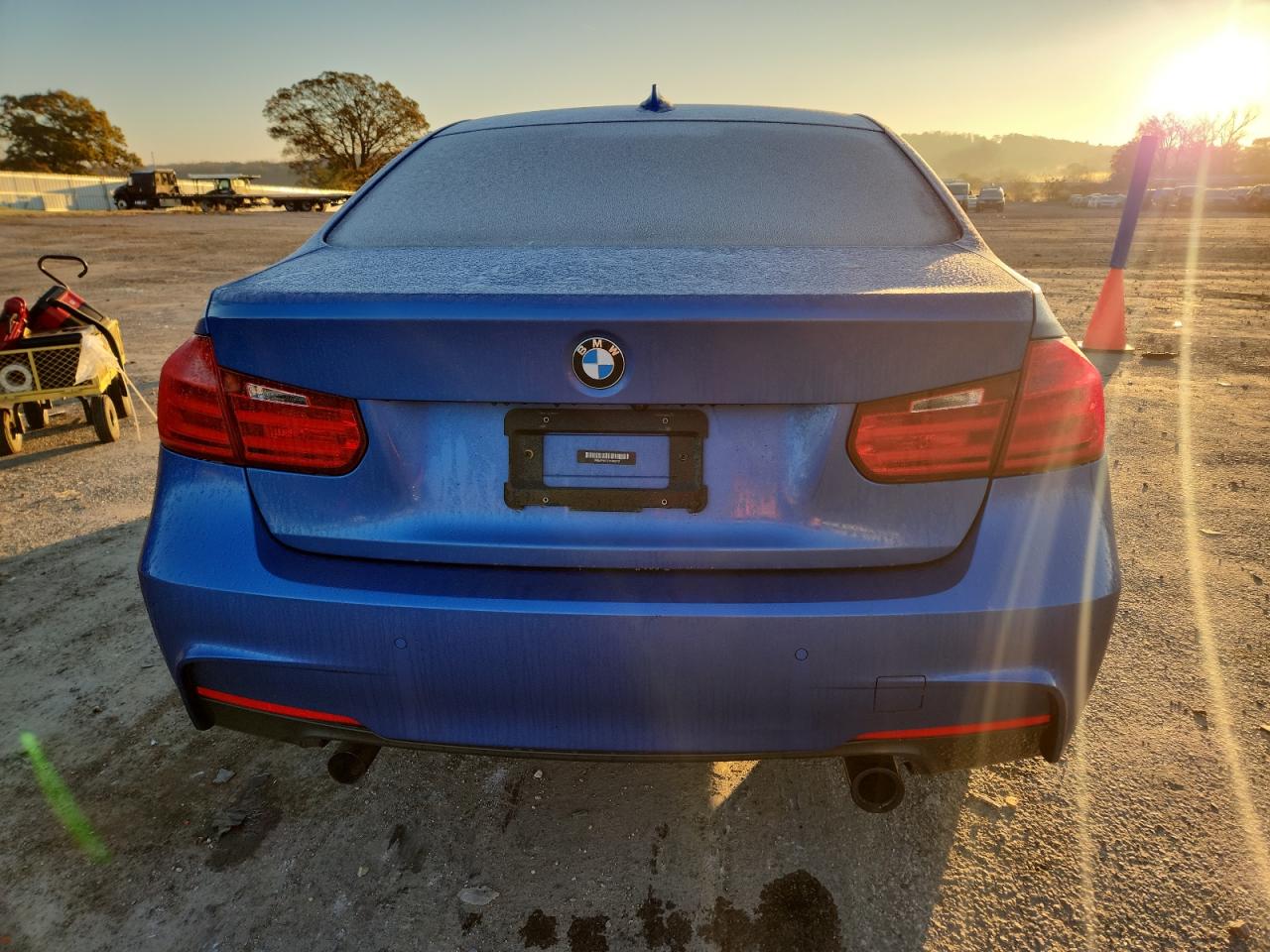 2013 Bmw Activehybrid 3 Blue vin: WBA3F9C57DF483672