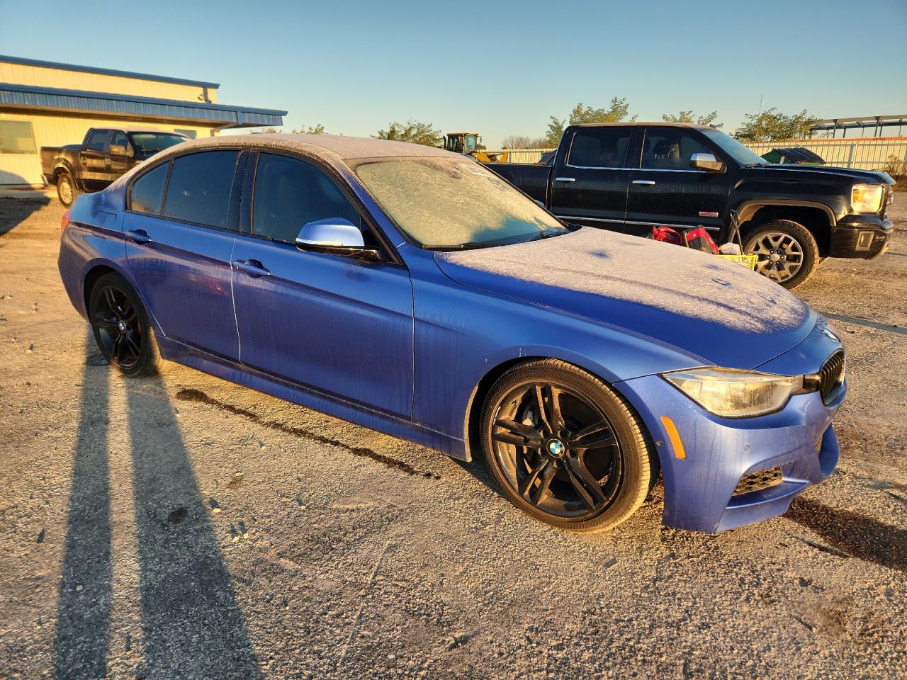2013 Bmw Activehybrid 3 Blue vin: WBA3F9C57DF483672