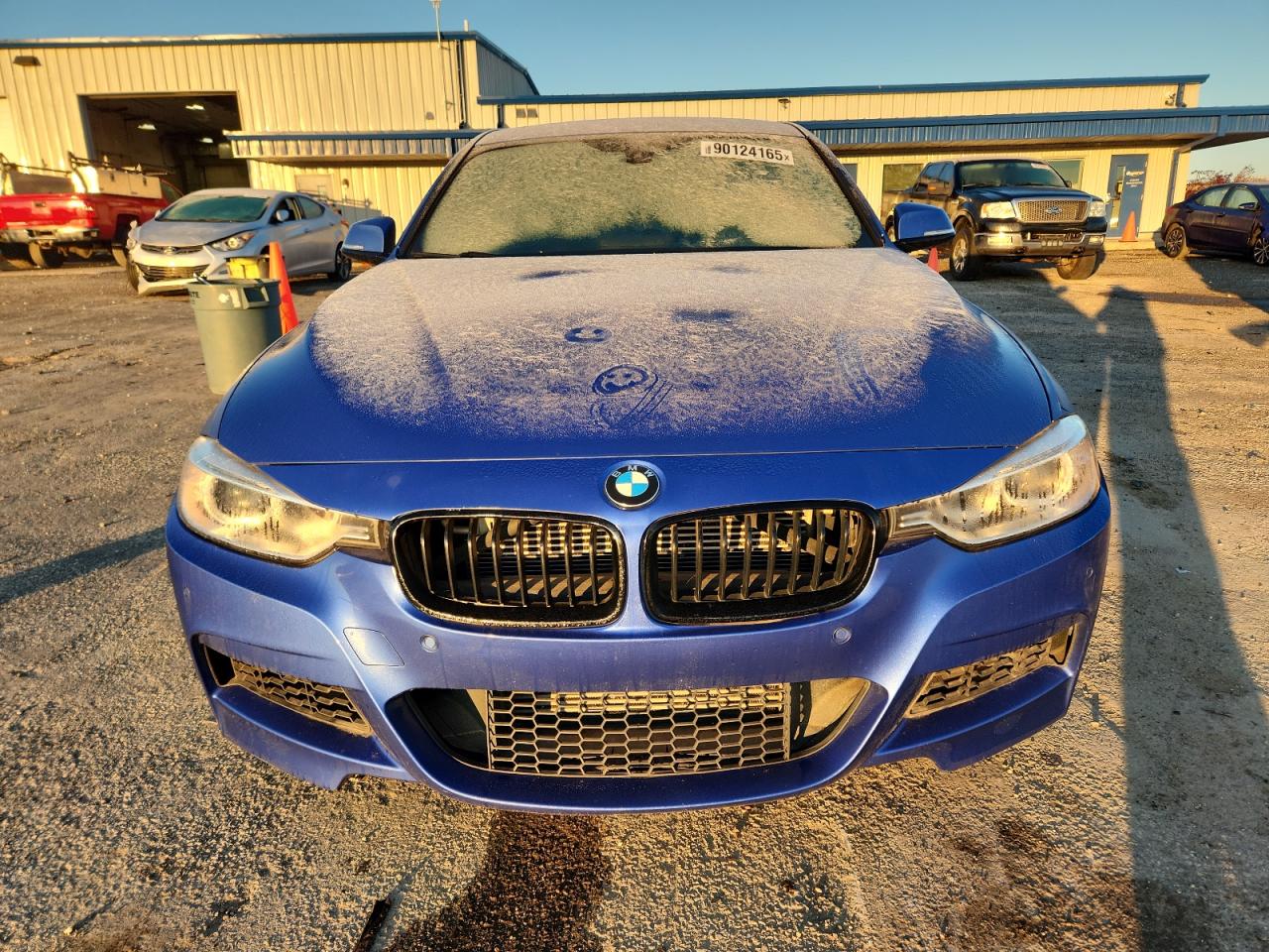 2013 Bmw Activehybrid 3 Blue vin: WBA3F9C57DF483672