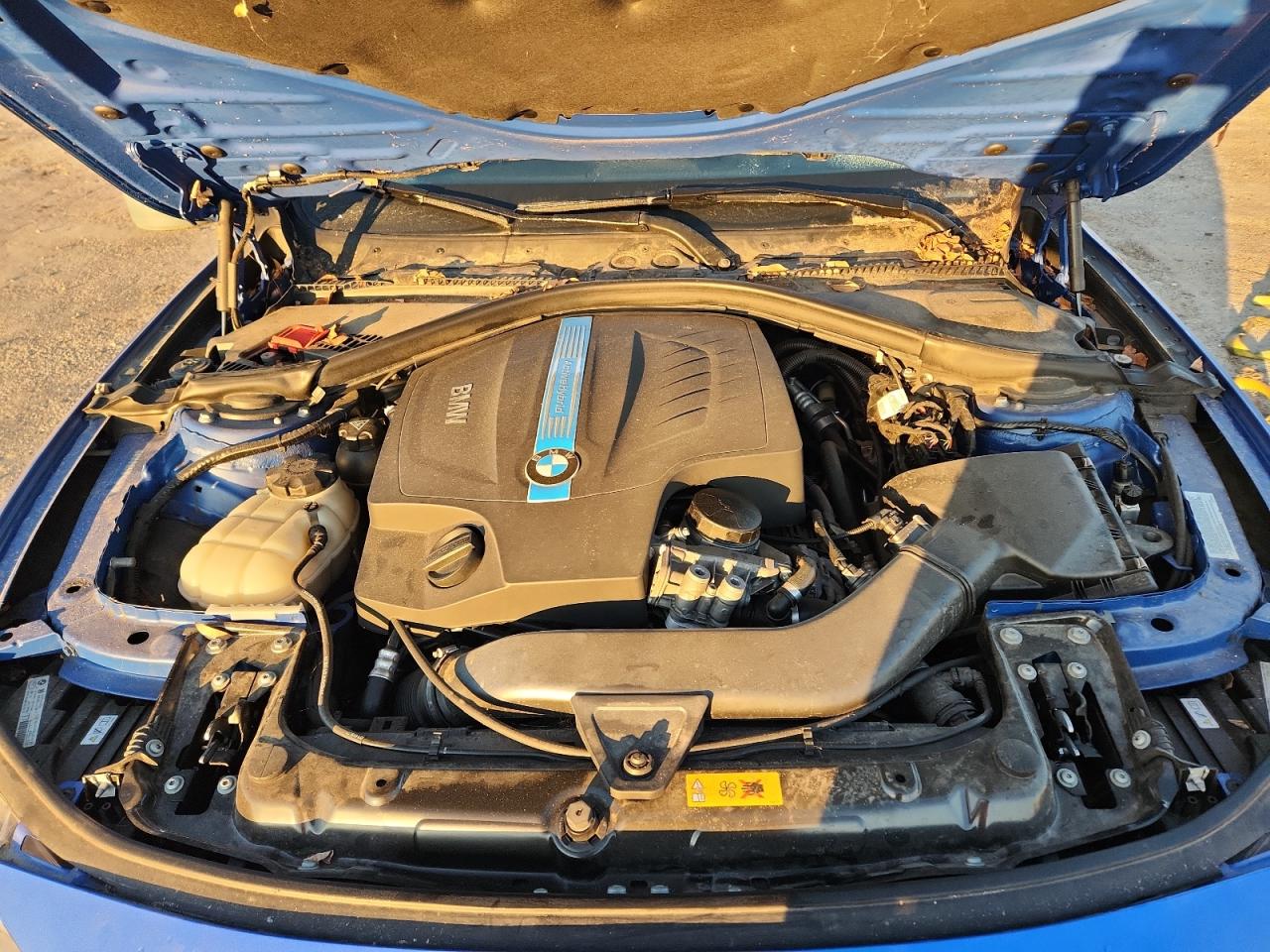2013 Bmw Activehybrid 3 Blue vin: WBA3F9C57DF483672
