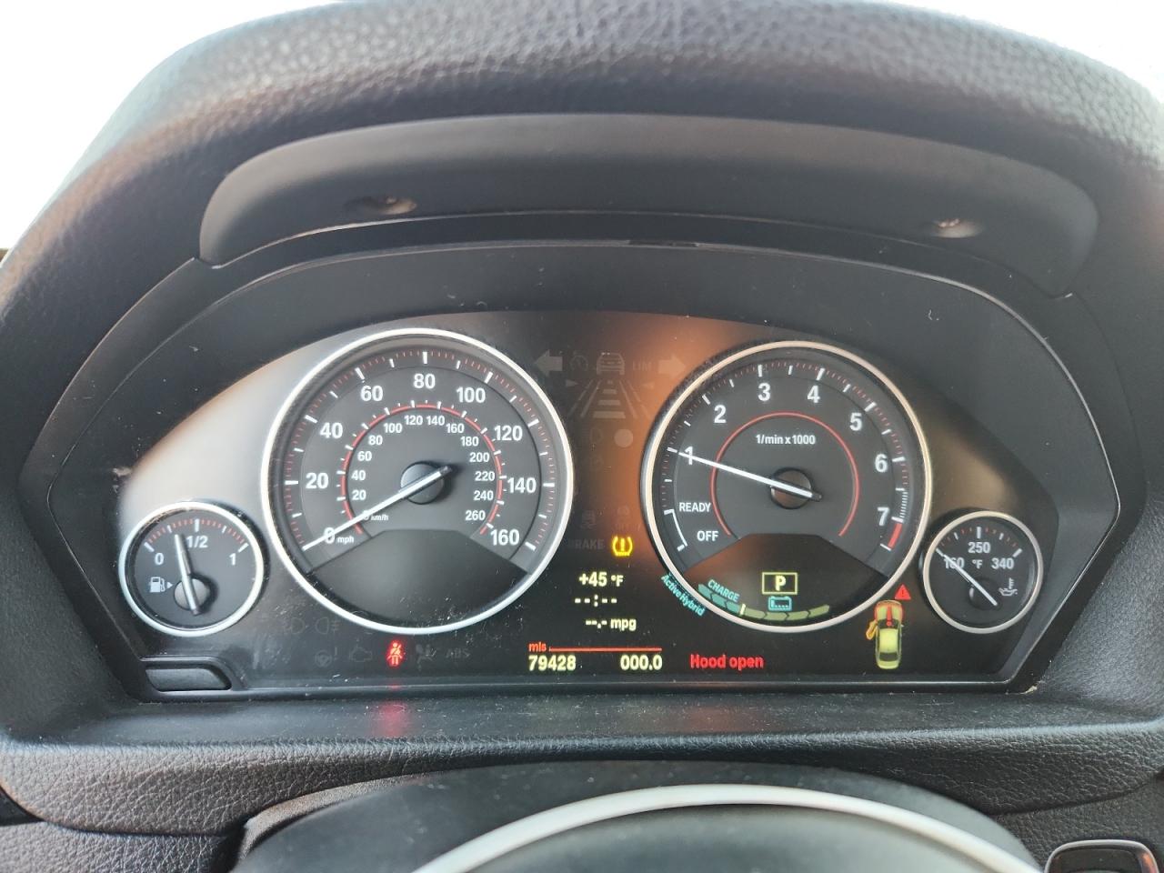 2013 Bmw Activehybrid 3 Blue vin: WBA3F9C57DF483672