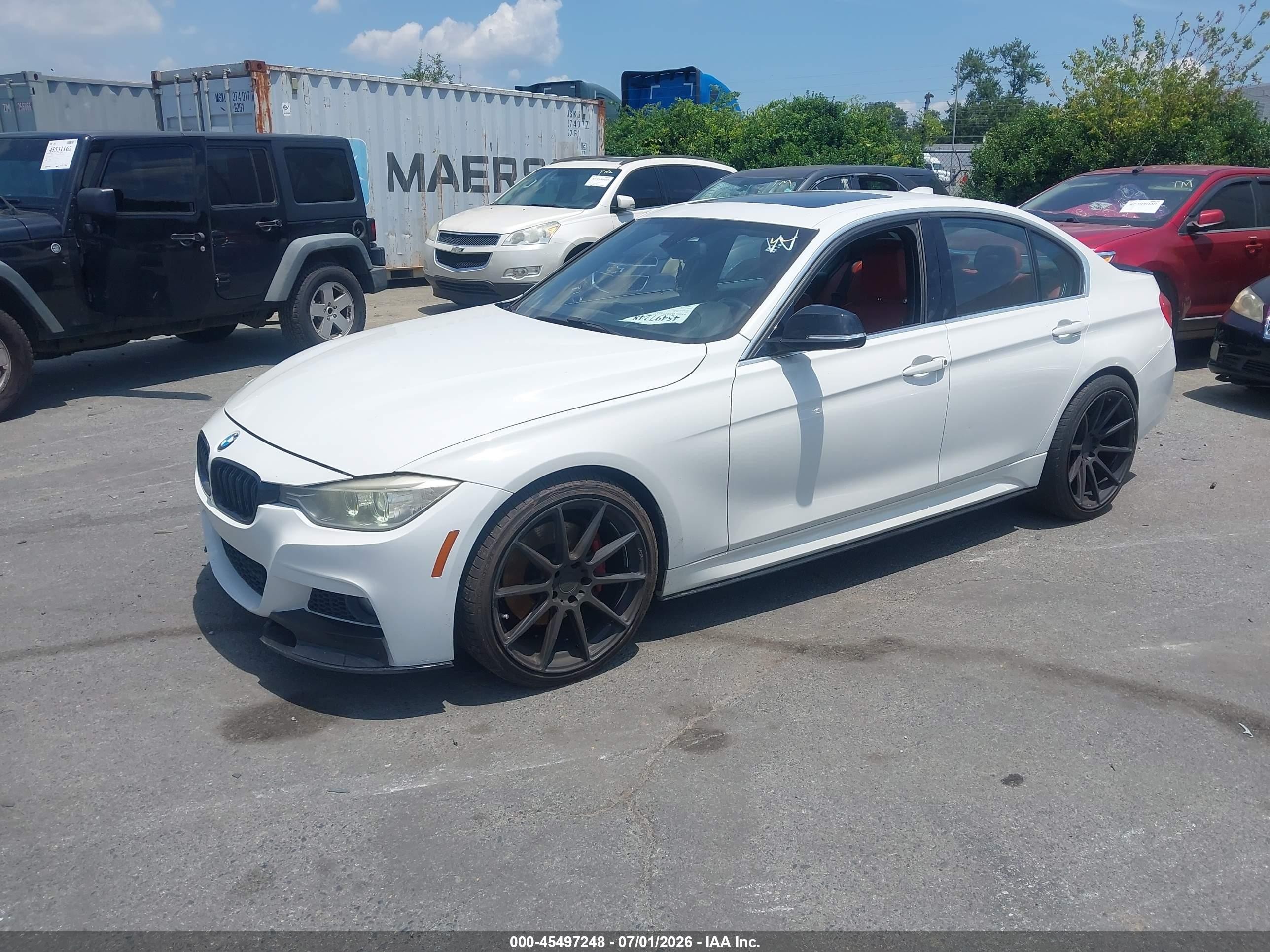 2013 Bmw Activehybrid 3   White vin: WBA3F9C57DF483767