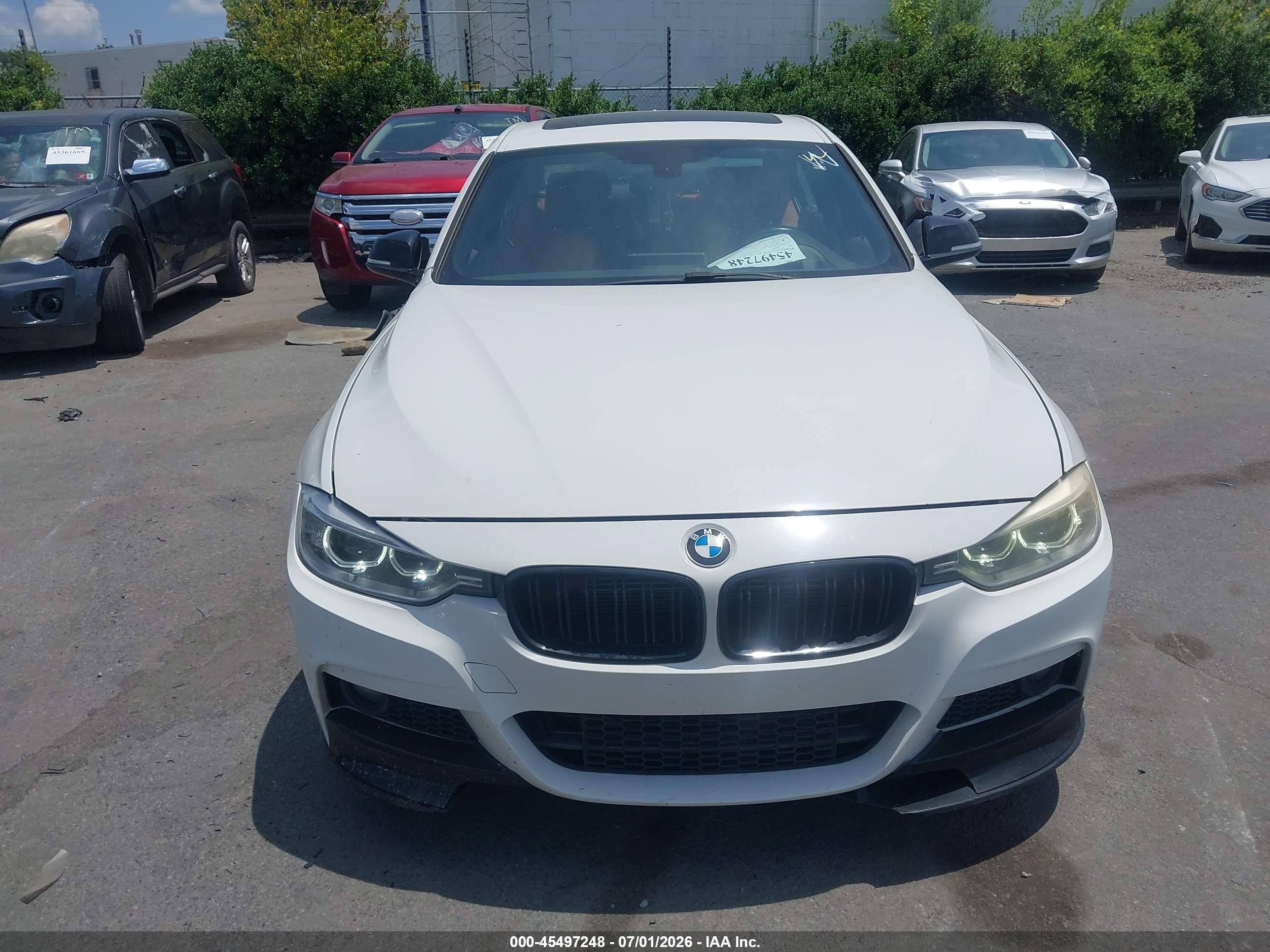 2013 Bmw Activehybrid 3   White vin: WBA3F9C57DF483767